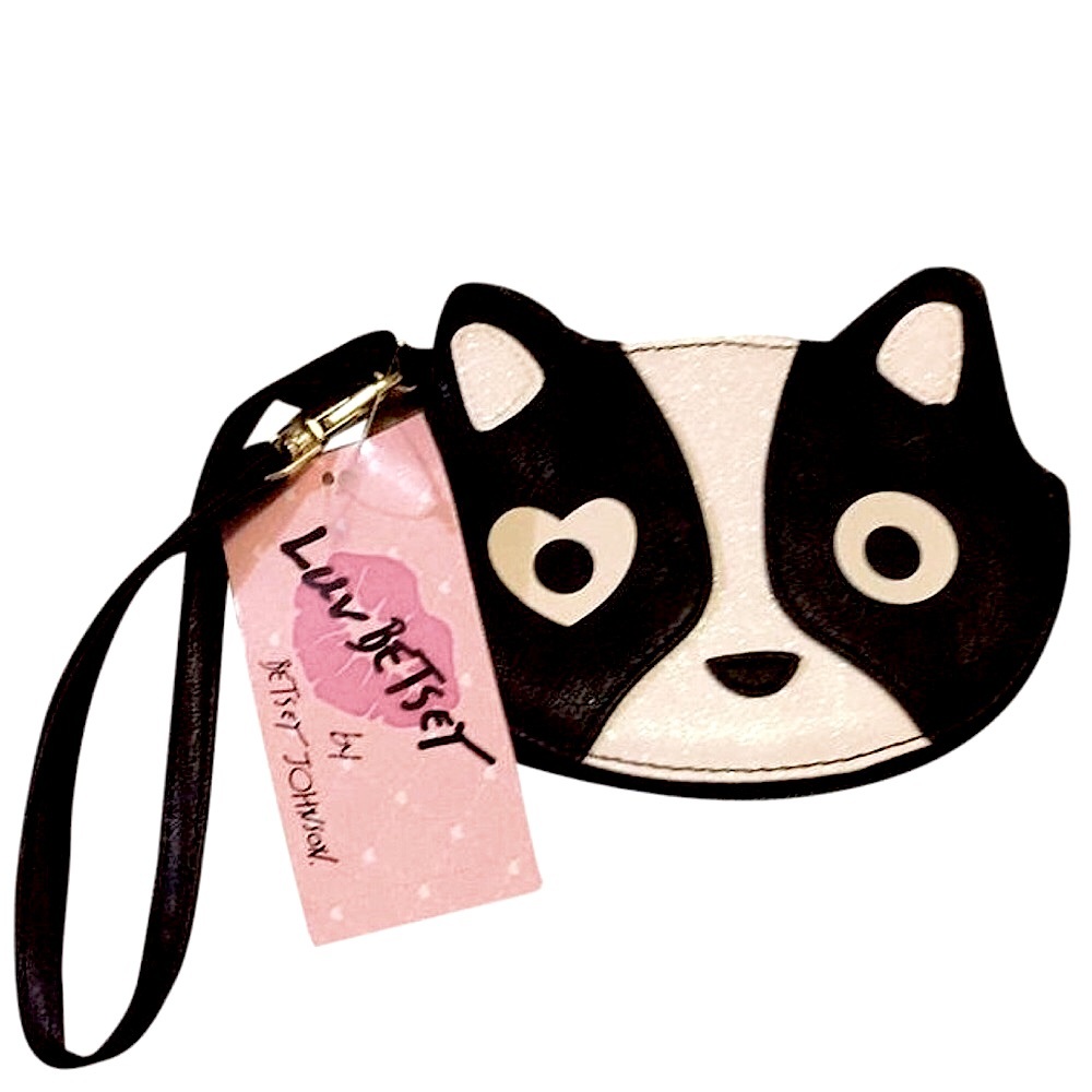 NWT Betsey Johnson Cat Coin Purse